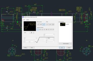 Anotación de símbolos
Cree fácilmente símbolos como textura de superficie, tolerancia geométrica y símbolos de soldadura. Soporta la edición directa con doble clic y el guardado de parámetros como plantillas.