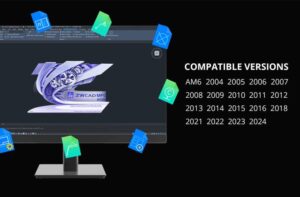 Compatibilidad Ampliada 

Soporta formatos de AutoCAD Mechanical desde AM6, 2004 hasta 2024, mejorando la compatibilidad con diversas versiones de dibujo.